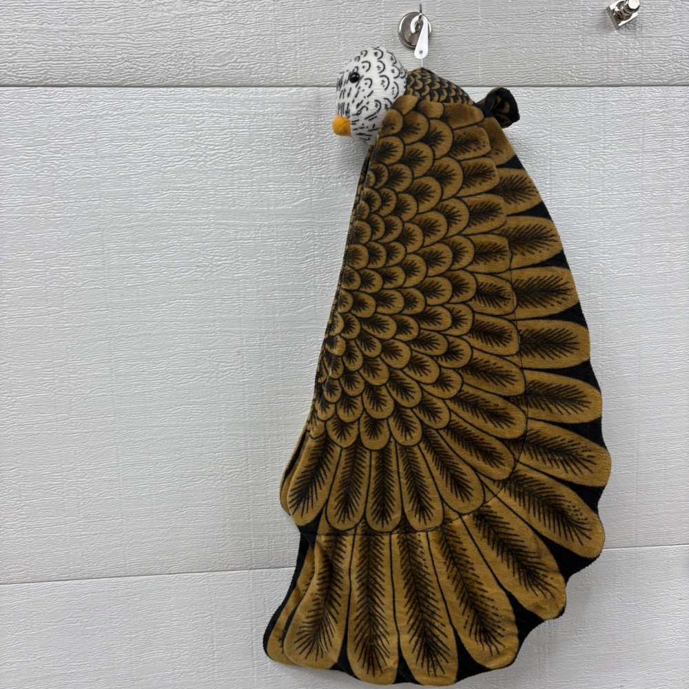 Adventure Planet Eagle Wings Costume Plush Bird Head Brown Black 36" Wingspan - Picture 9 of 9